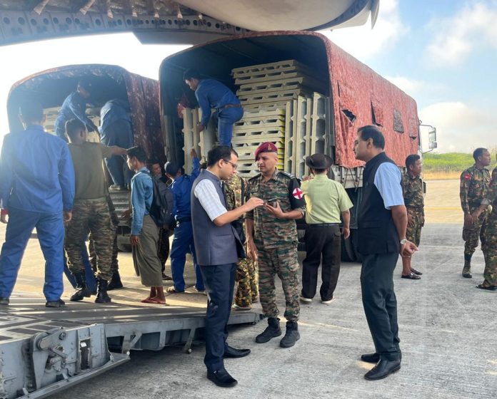 Aid for earthquake-hit Myanmar