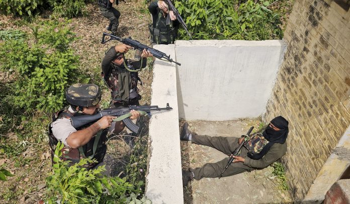 J& K Police and SOG mock drill