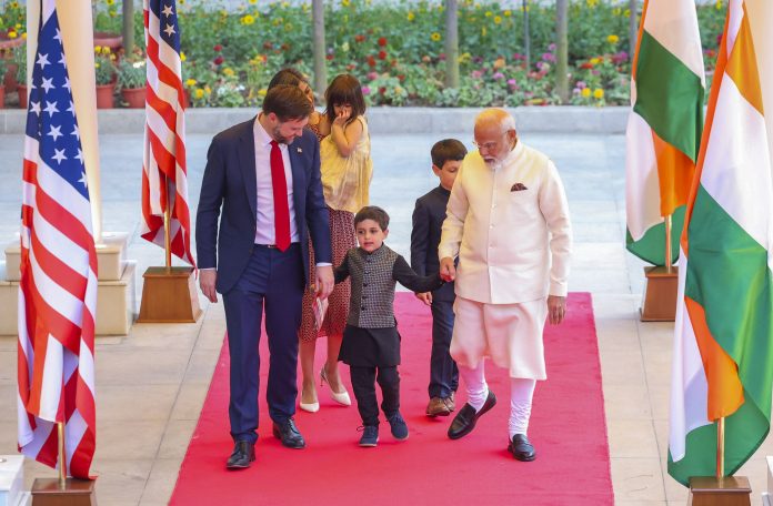 PM Modi meets JD Vance