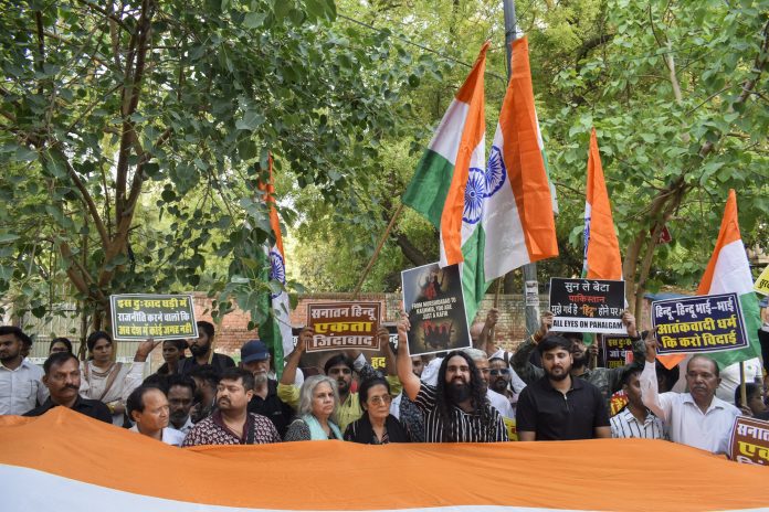 Protest against Pahalgam terror attack