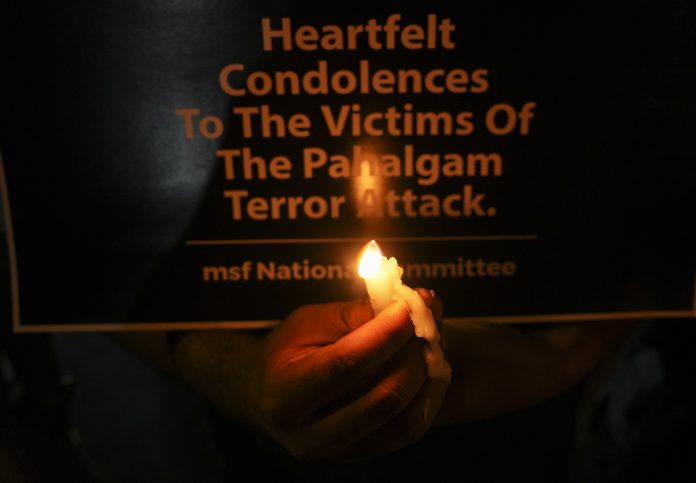 Tribute to Pahalgam terror attack victims