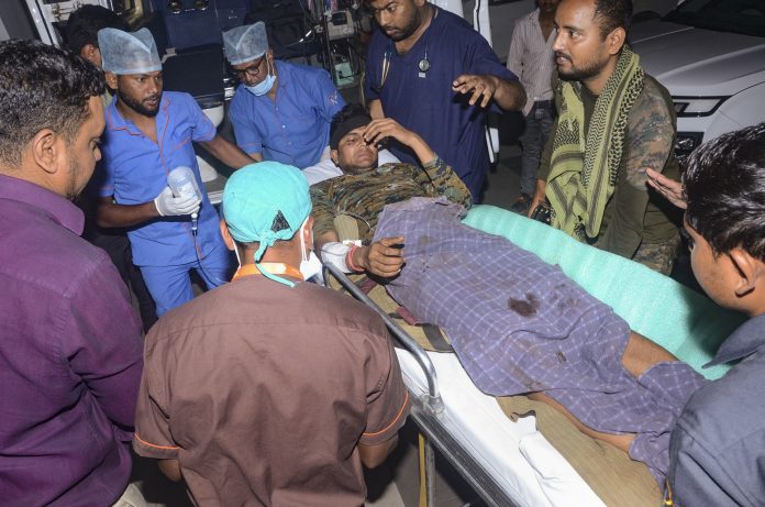 Jawan injured in an IED blast brought to Ranchi