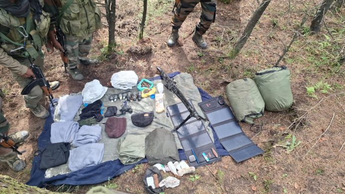 Cache of weapons recovered from J-K's Kupwara