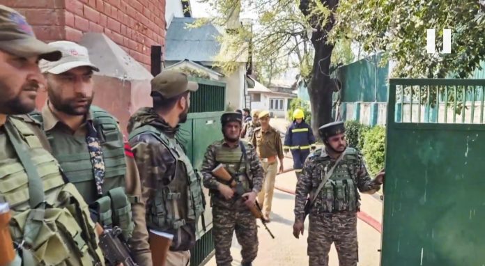 Fire breaks out near PDP office