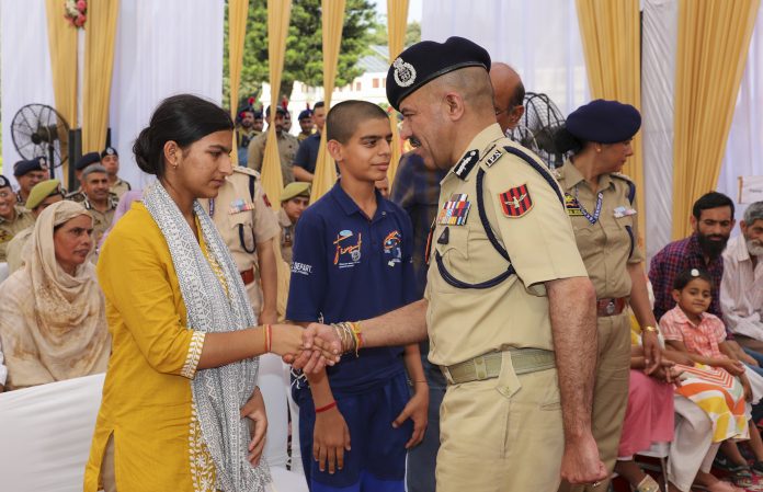 J&K DGP meets families of martyrs