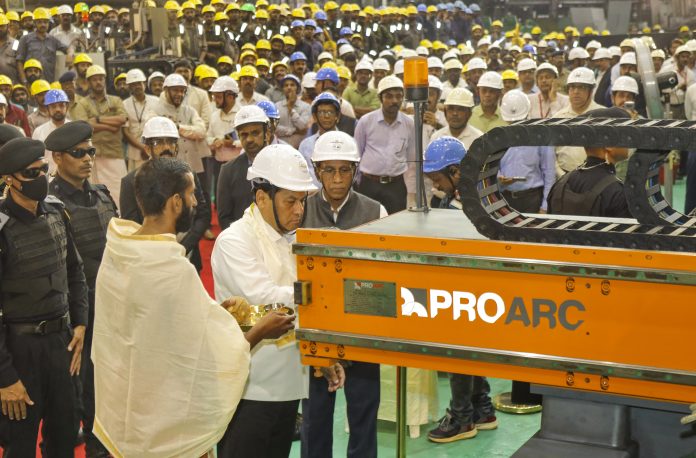 Sarbananda Sonowal at Cochin Shipyard