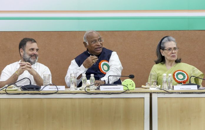 Congress Working Committee meeting in Ahmedabad