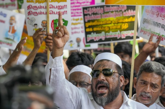 Protest against WaqF (Amendment) Act, 2025