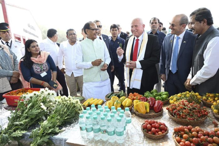 Shivraj Singh Chouhan at IARI agricultural complex