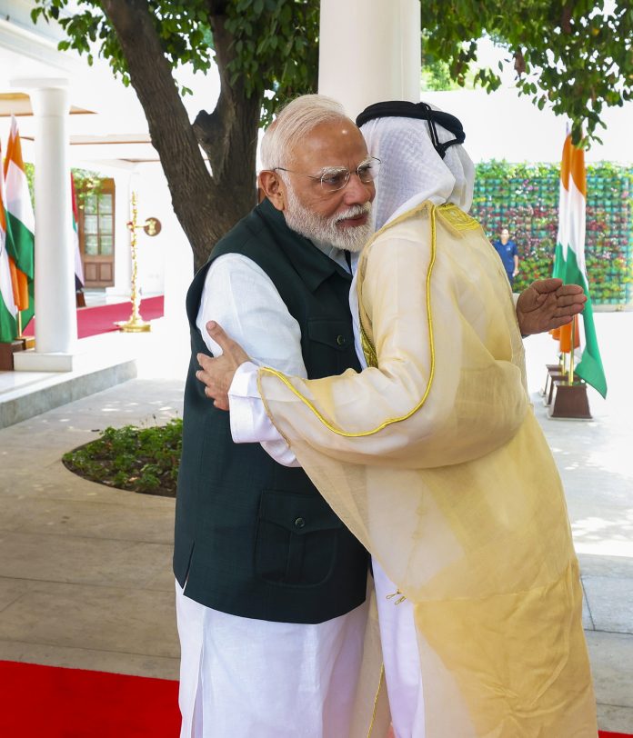 PM Modi with UAE's Dy PM
