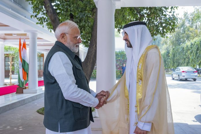 PM Modi with UAE's Dy PM