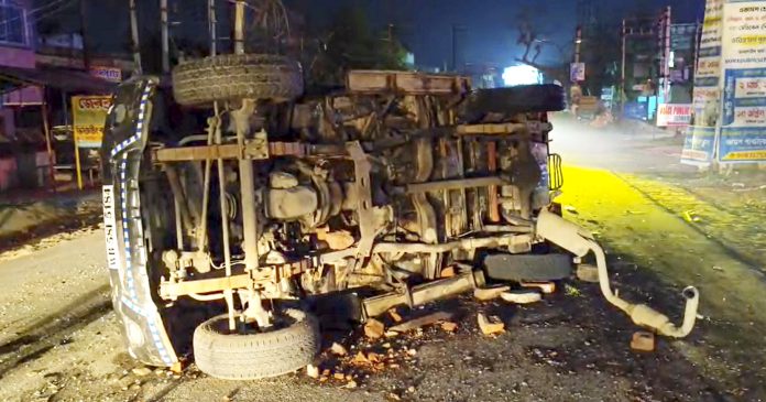 Protest over Waqf Amendment Act in WB's Murshidabad