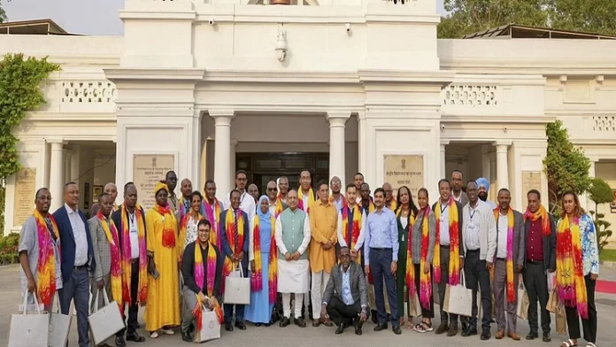 41-member Ethiopian delegation meets Delhi Assembly Speaker Vijender Gupta