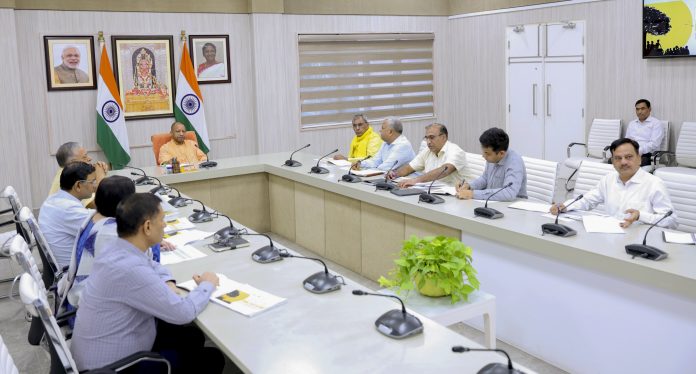 UP CM holds a meeting