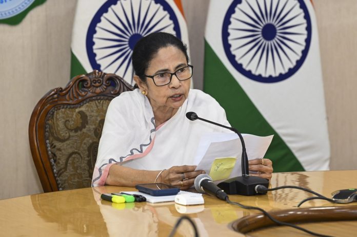 Mamata Banerjee addresses media