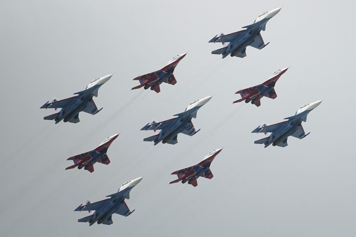 Russia Victory Day Parade Rehearsal