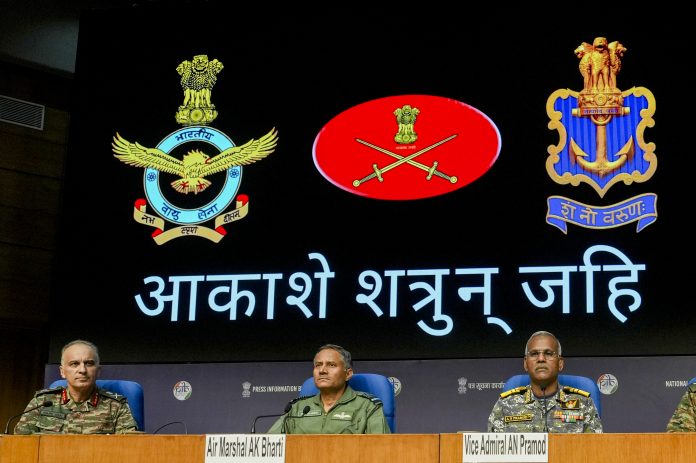 Armed forces' press conference on Op Sindoor