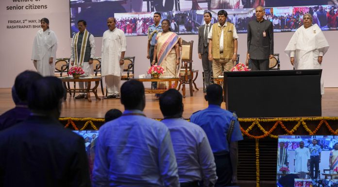 President Murmu at an event in Delhi