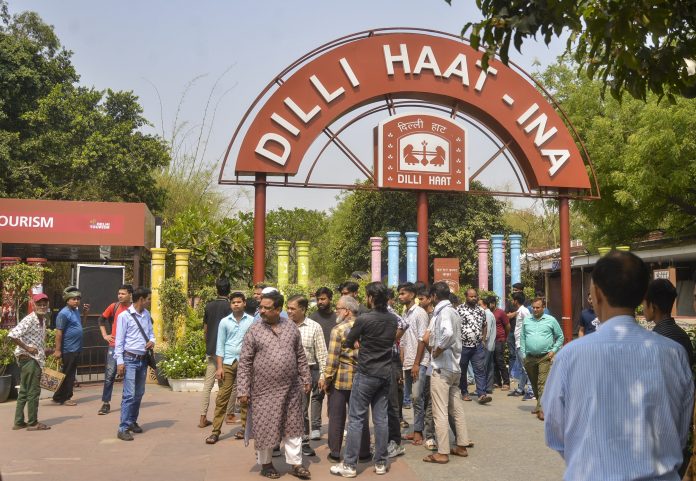 Aftermath of Dilli Haat fire