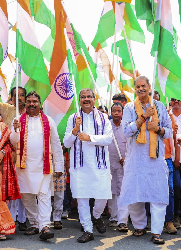 Tiranga Yatra in Odisha