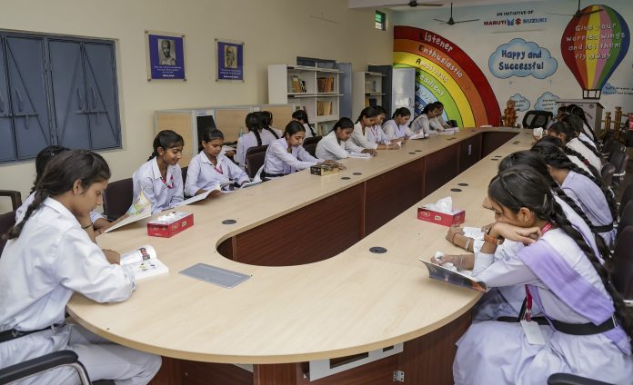Maruti Suzuki sets up Library at school