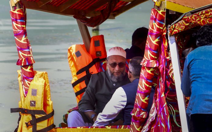 Asaduddin Owaisi in Srinagar