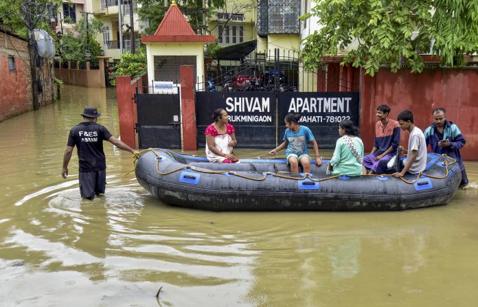 Rainfall in Guwahati
