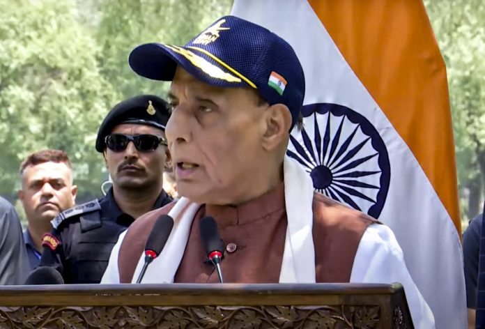 Rajnath Singh in Srinagar