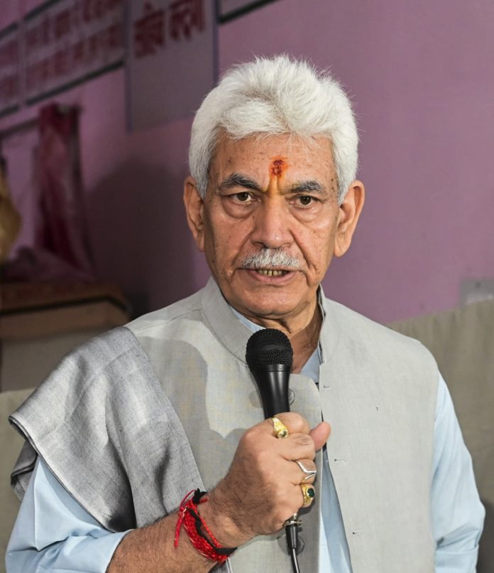 Manoj Sinha meets affected families