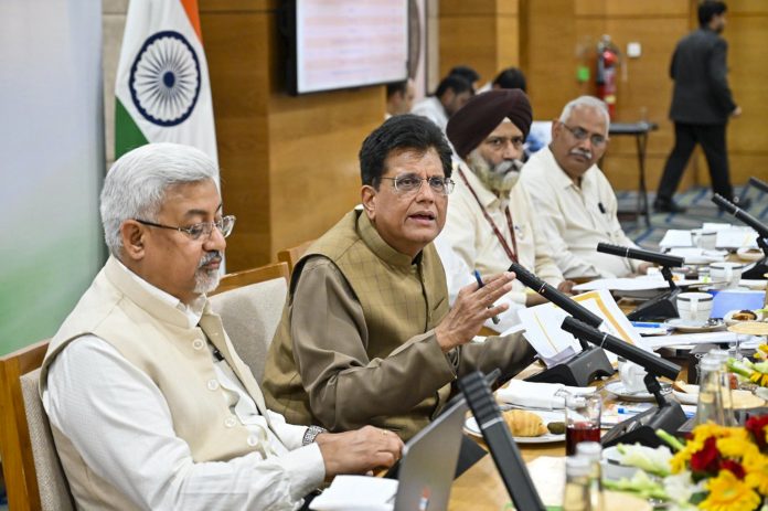 Piyush Goyal at consultations on India-UK Free Trade Agreement
