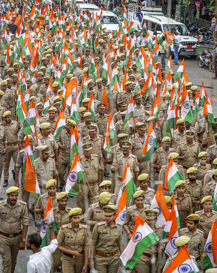 Tiranga Yatra in Varanasi