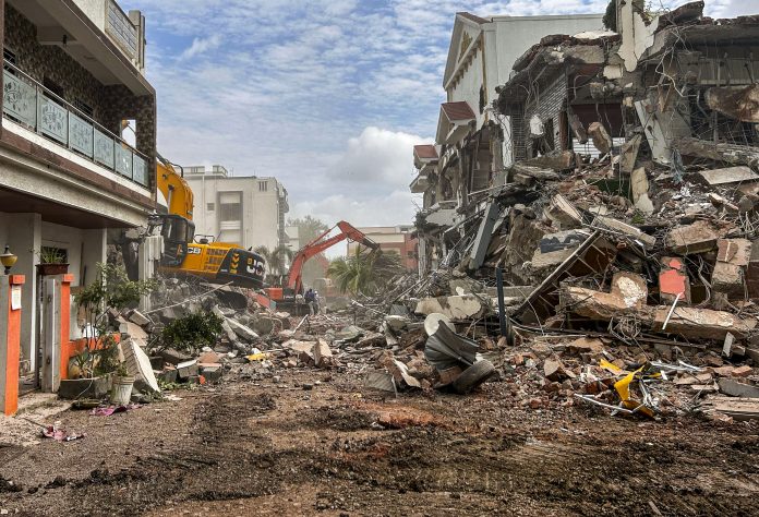 Demolition drive in Pimpri-Chinchwad