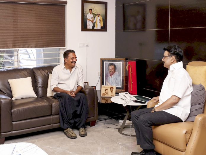 MK Stalin, Prakash Raj meet