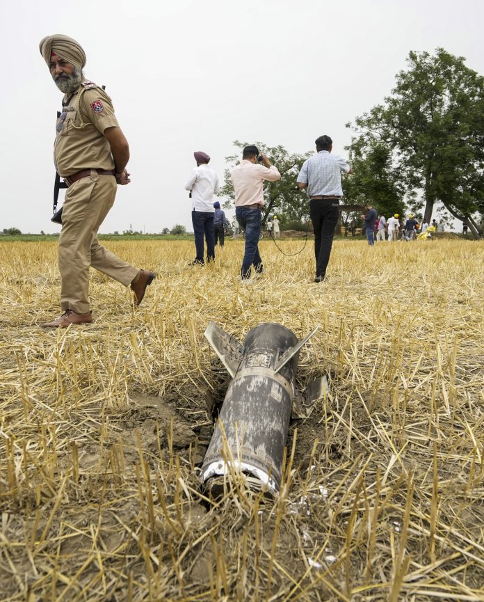 Operation Sindoor: Metal debris found in Amritsar village