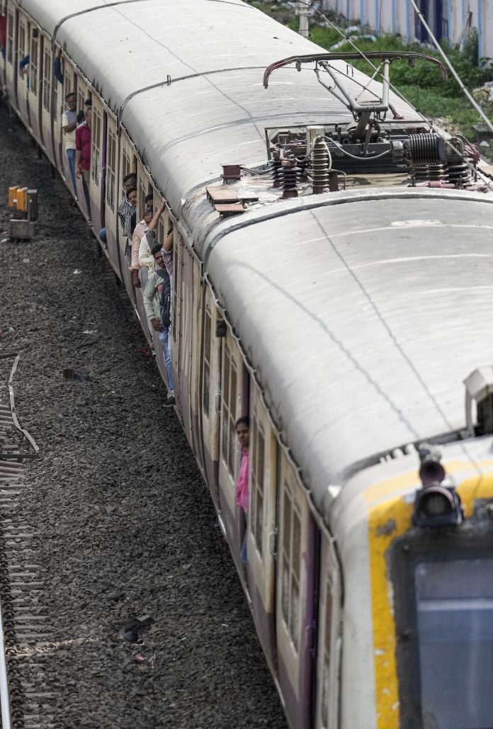 Railways commuters in Mumbai