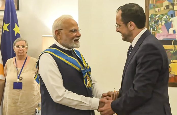 PM Modi in Cyprus
