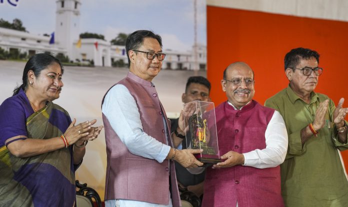 Foundation stone laying of e-Vidhan in Delhi