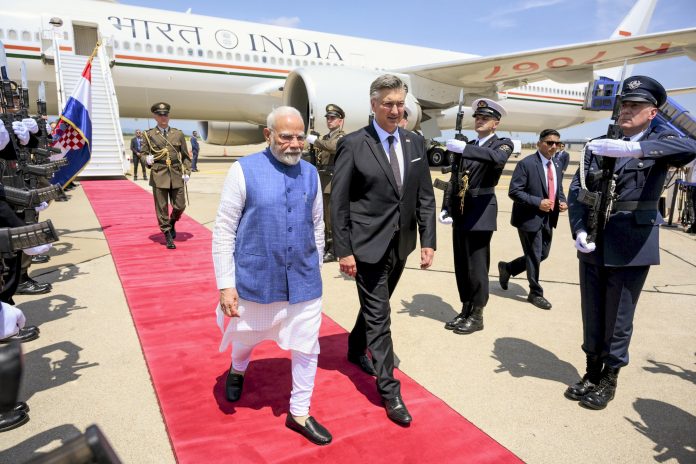 PM Modi in Croatia