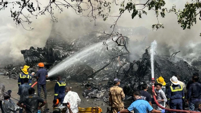 London-bound A-I plane with 242 passengers, crew on board crashes near Ahmedabad airport
