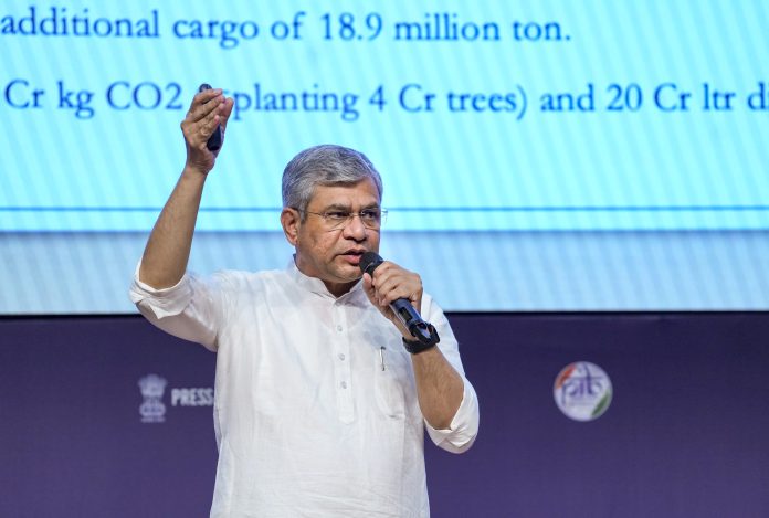 Ashwini Vaishnaw at cabinet briefing