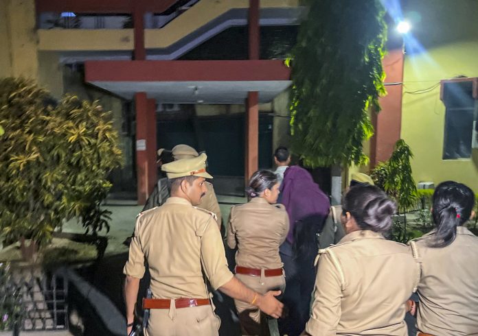 Indore man's murder: Sonam Raghuvanshi produced in court india