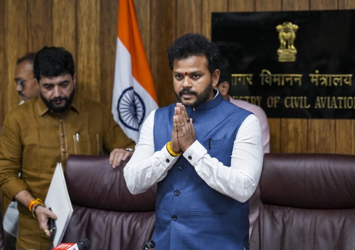 Rammohan Naidu addresses media