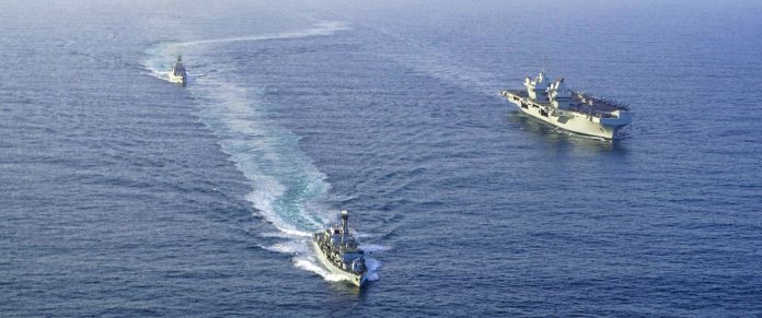 Navy's INS Tabar at PASSEX