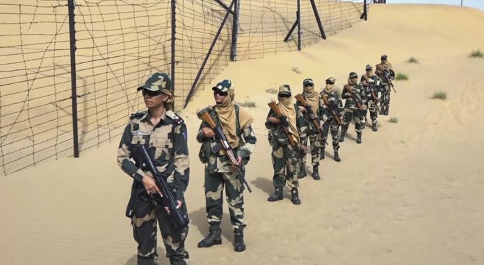 Women BSF personnel at Indo-Pak border in Rajasthan