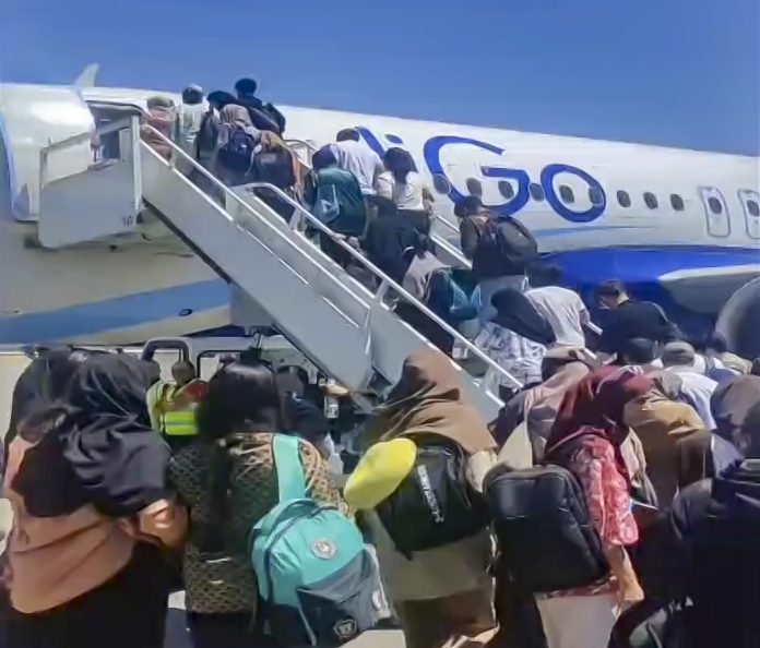 first evacuation flight from Iran