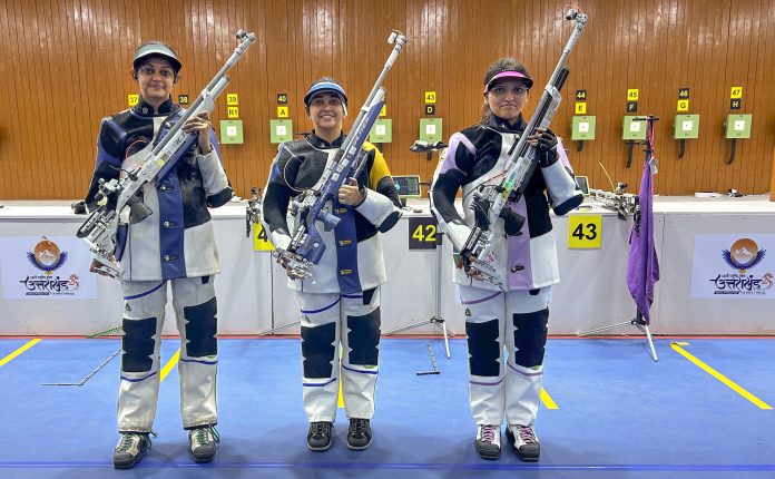 National shooting trials in Doon