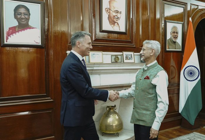 S Jaishankar with Dy PM of Australia Richard Marles