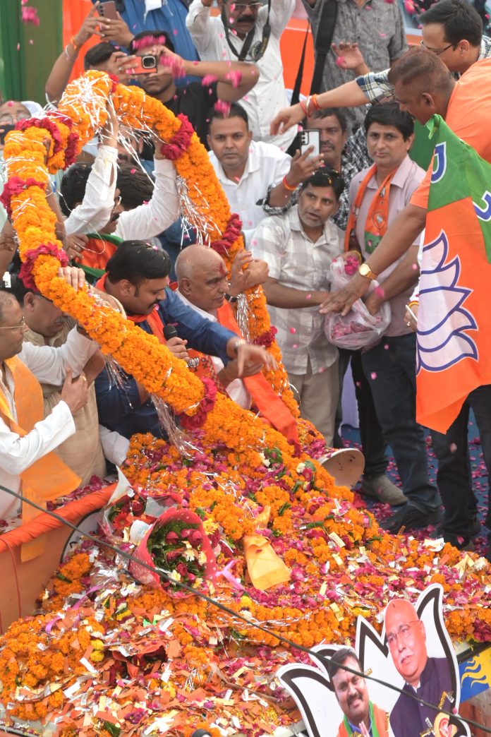 New BJP MP chief welcomed in Jabalpur