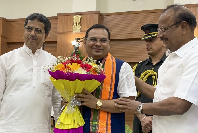 BJP MLA Kishor Barman takes oath as cabinet minister in Tripura