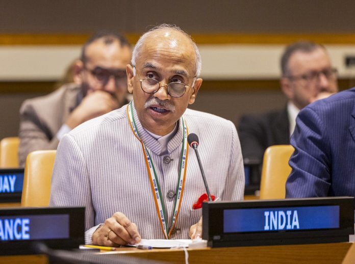 Parvathaneni Harish speaks at UN